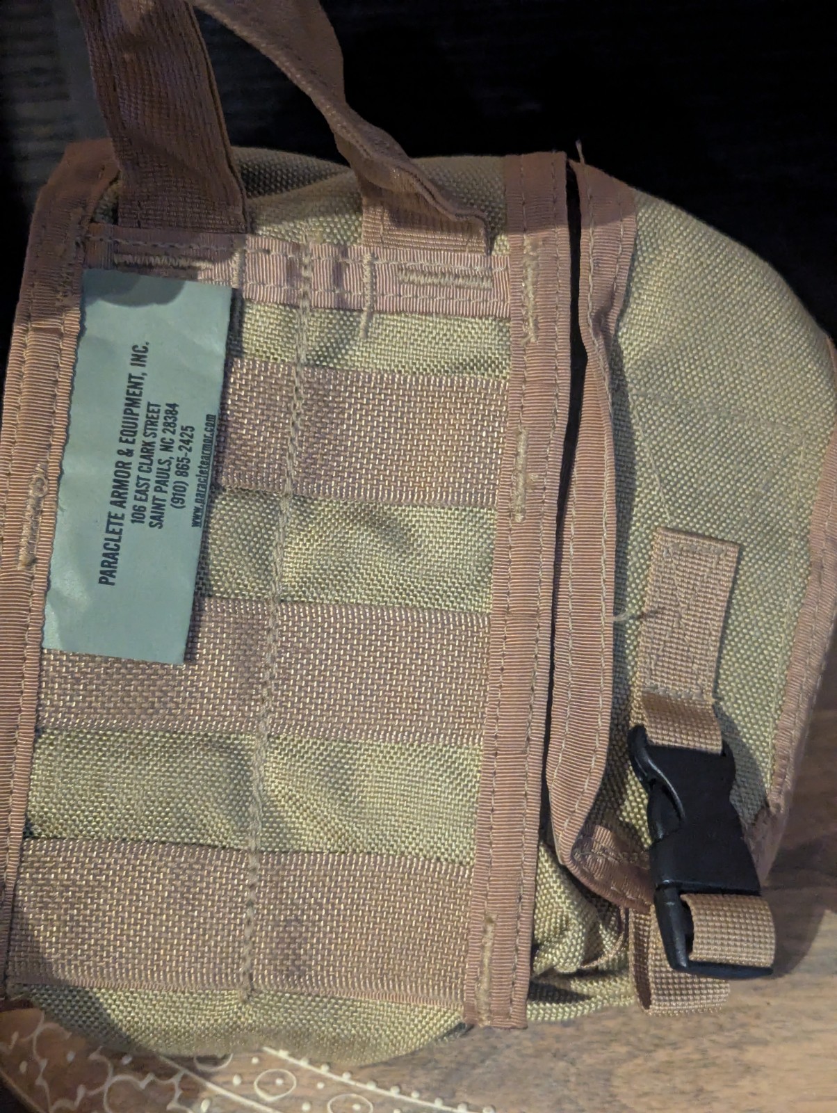 Paraclete Pre-MSA AIXSSTS Khaki MOLLE GP Utility Pouch — SOF CAG DEVGRU LBE
