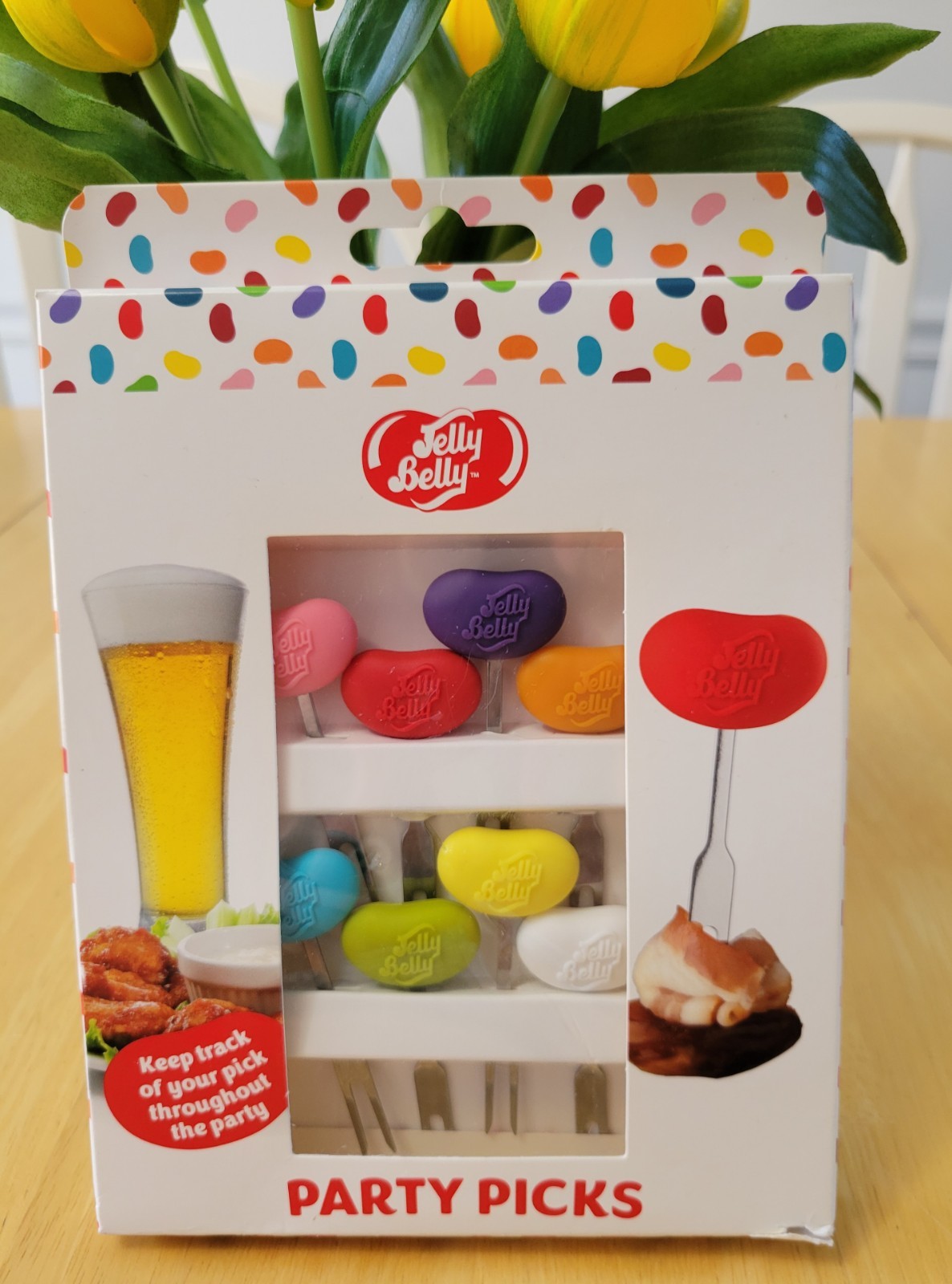 Jelly Belly Set of 8 Party Picks - NEW