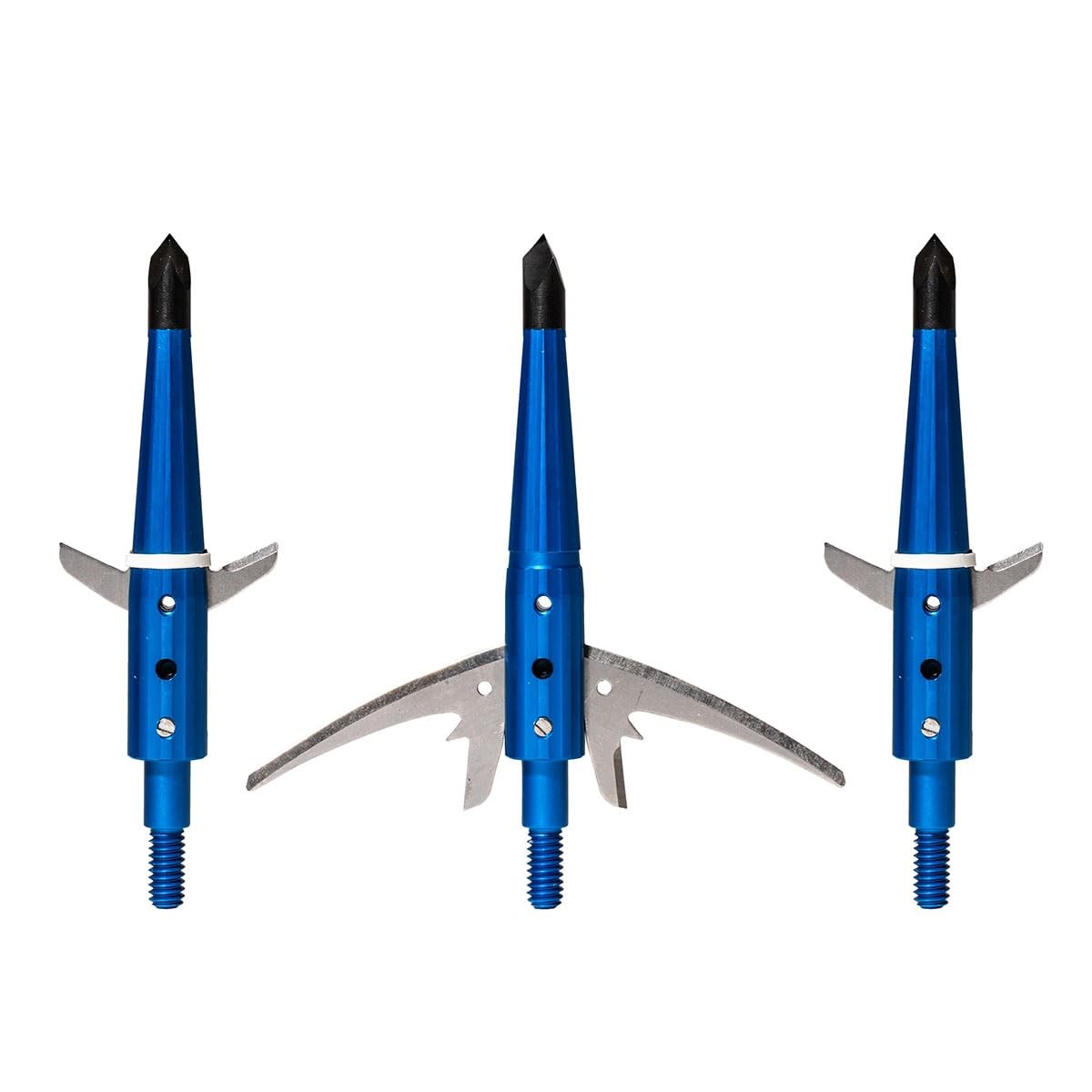 Swhacker Levi Morgan 2-Blade Broadheads 2.5" Cut Blue 3-Pack
