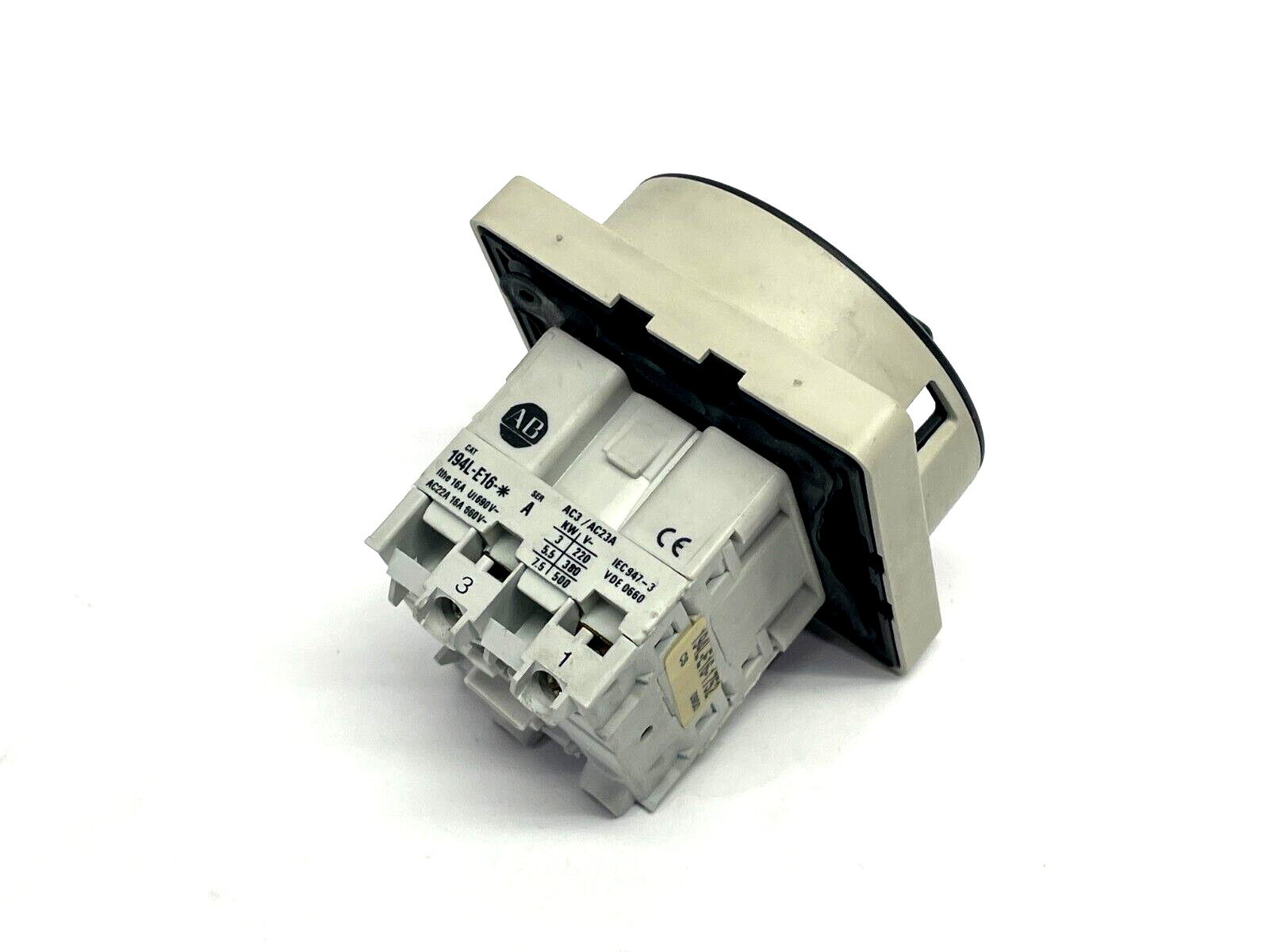 Allen Bradley 194L-E16-1752 Ser. A Load Switch w/ OEM Handle