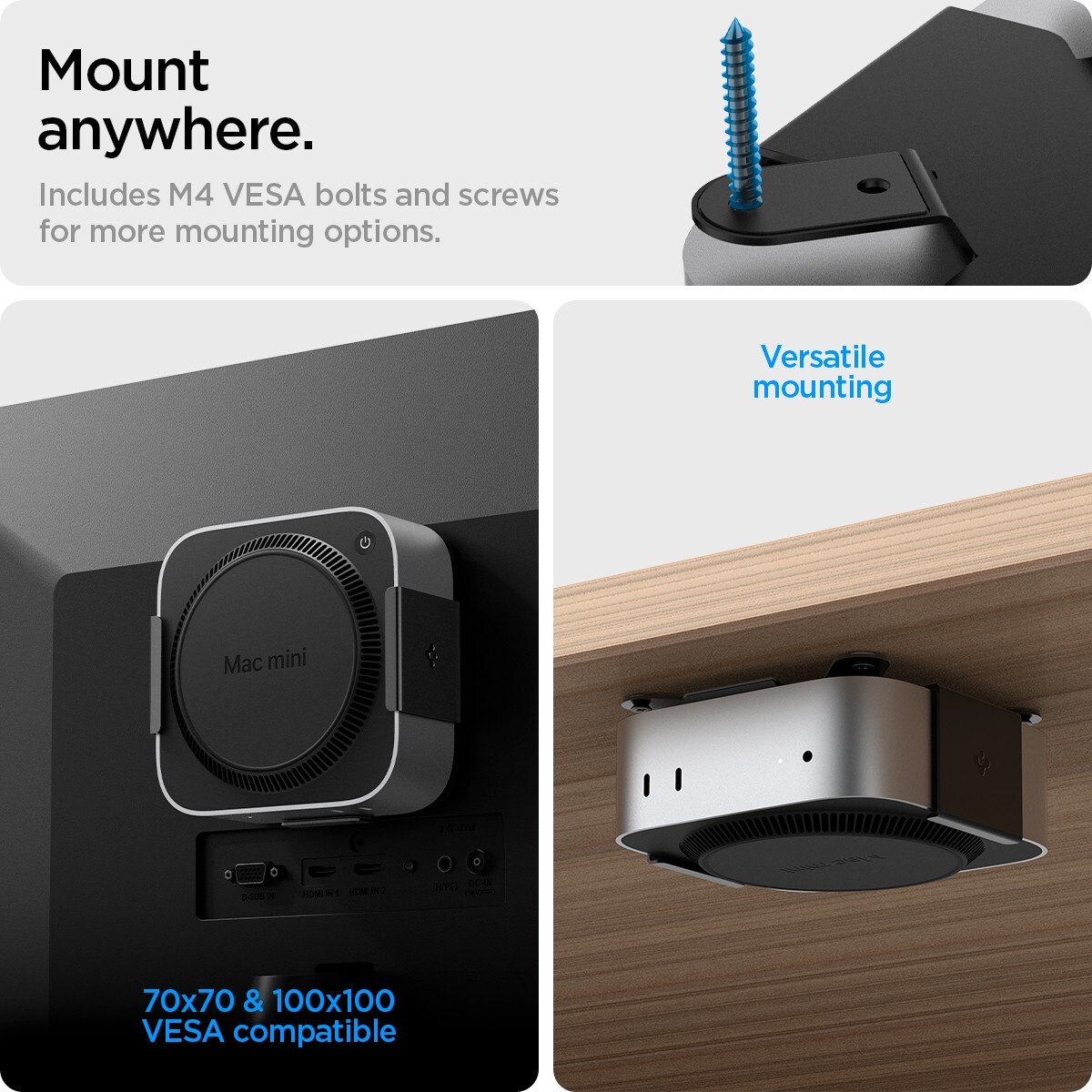 For Mac Mini M4 | Spigen Mac Mini Mount | LD205