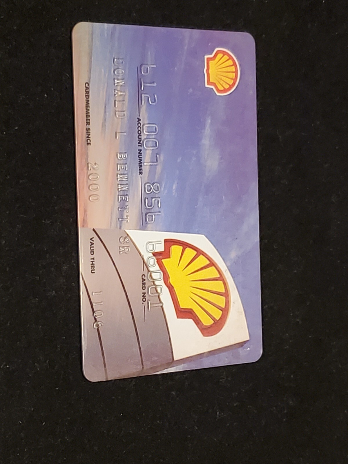 Shell Credit Card ~ exp 2006 ~ our # cc2286