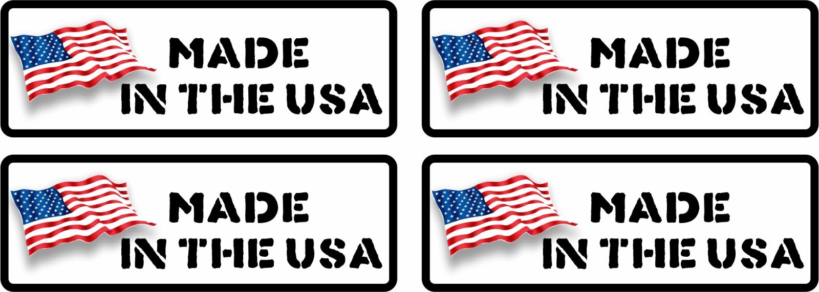 4PCS* HELMET TRUMP STICKER MADE IN THE USA AMERICAN DECAL ELECTION POLITICAL