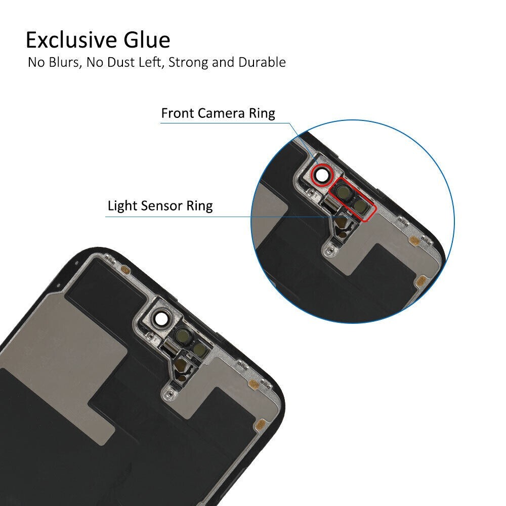 For iPhone 14 Pro Soft OLED Touch Screen Digitizer Display Assembly Replacement