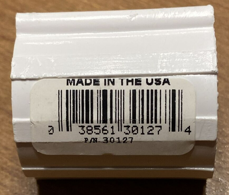(11) Dura USA 30127 PVC Pressure Pipe Fitting, Coupling, White PVC, 3/4-In.