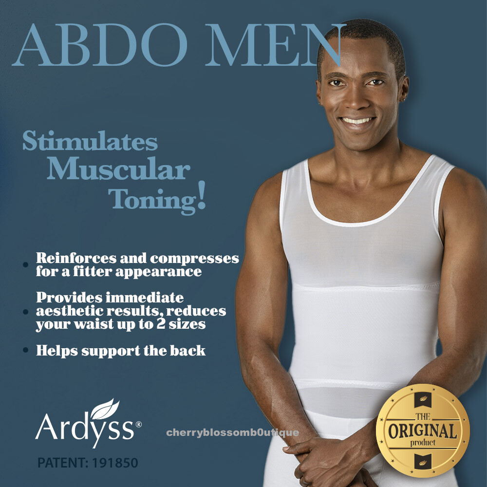 Ardyss Men T-Shirt New Original Retail Price $62 Abdomen Shaper Waist Tummy Tuck