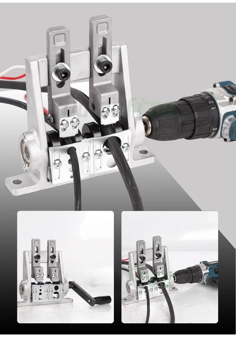 Electric Cable Stripper Portable Manual Wire Stripper Copper Cable Peeling