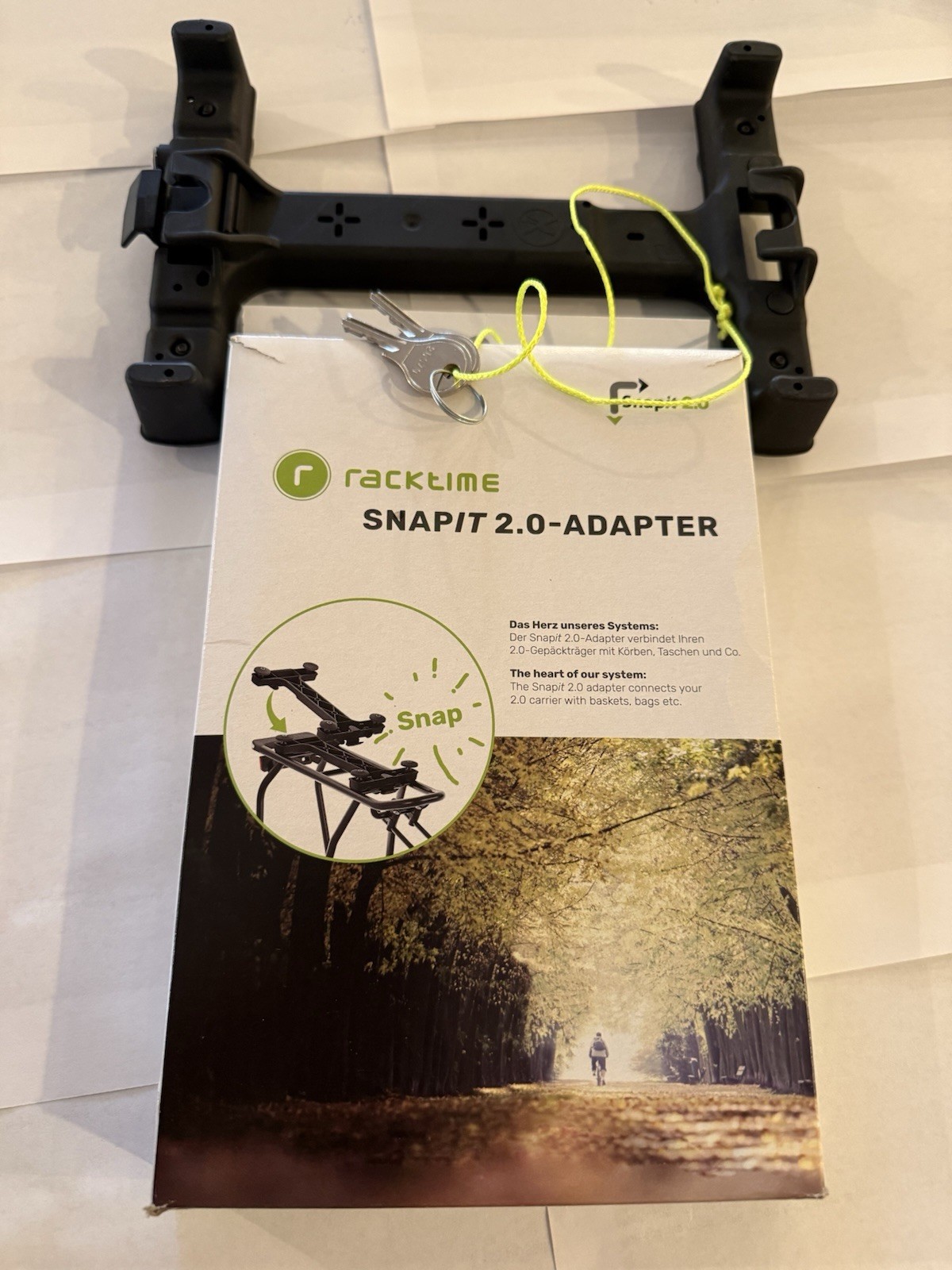 Racktime Snapit 2.0 Adapter with Keys & Feet