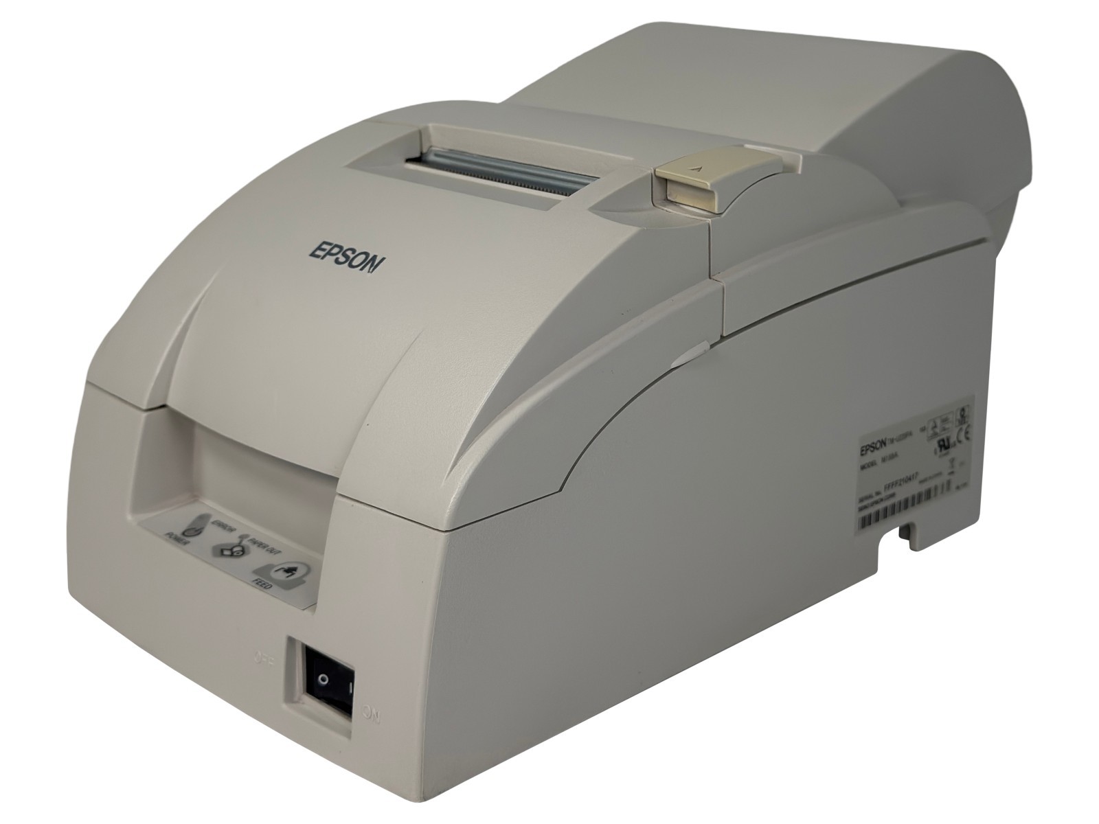 Epson TM-U220PA M188A Dot Matrix POS Receipt Ticket Printer Parallel White