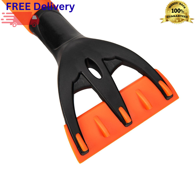 2-Pack Fleece Lined Ice Scraper Mitt Water Resistant Windproof Scraper with Pick
