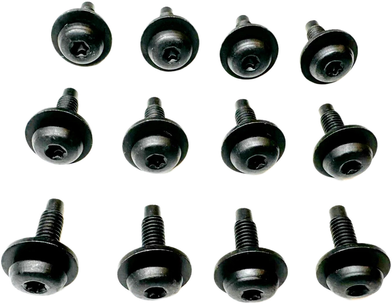 12 ea Correct Roll Bar Torx bolt Set / Fits Jeep Wrangler TJ Models 1997-2006