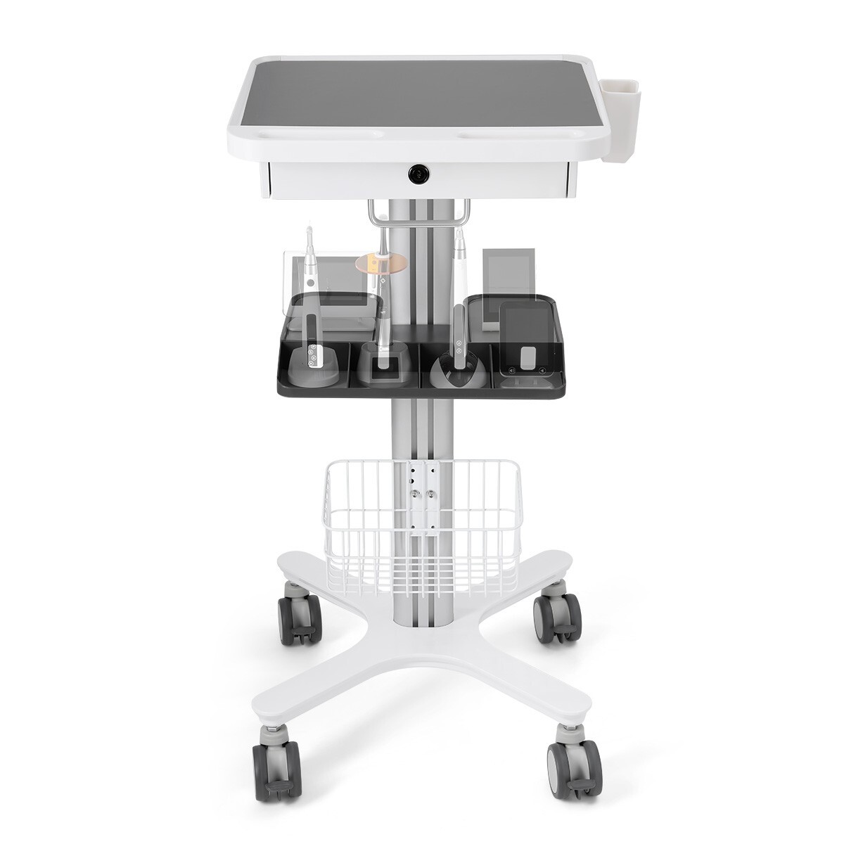 Dental Medical Rolling Multi-Function Trolley Cart