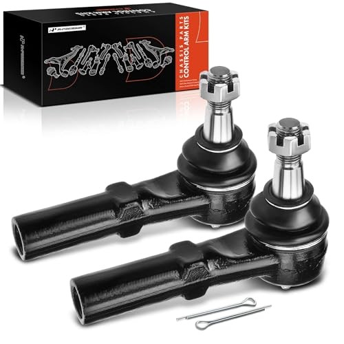 2 x Front Outer Tie Rod Ends, Compatible with Dodge Ram 1500 2002-2008, Ram