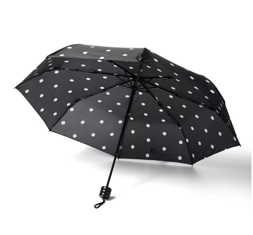 Target Bullseye's Playground Travel Compact Umbrella - Polka Dots (NWT)