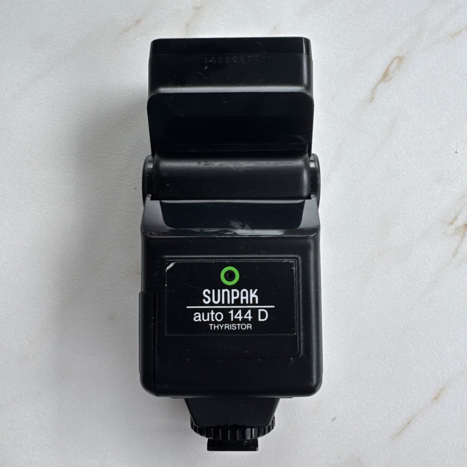 Sunpak Auto 144D Thyristor Shoe Mount Camera Flash Tested Working Vintage