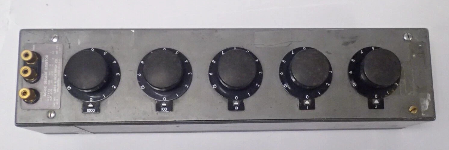 LEEDS & NORTHRUP 4755 AC-DC DECADE RESISTOR PRESCISION TESTED