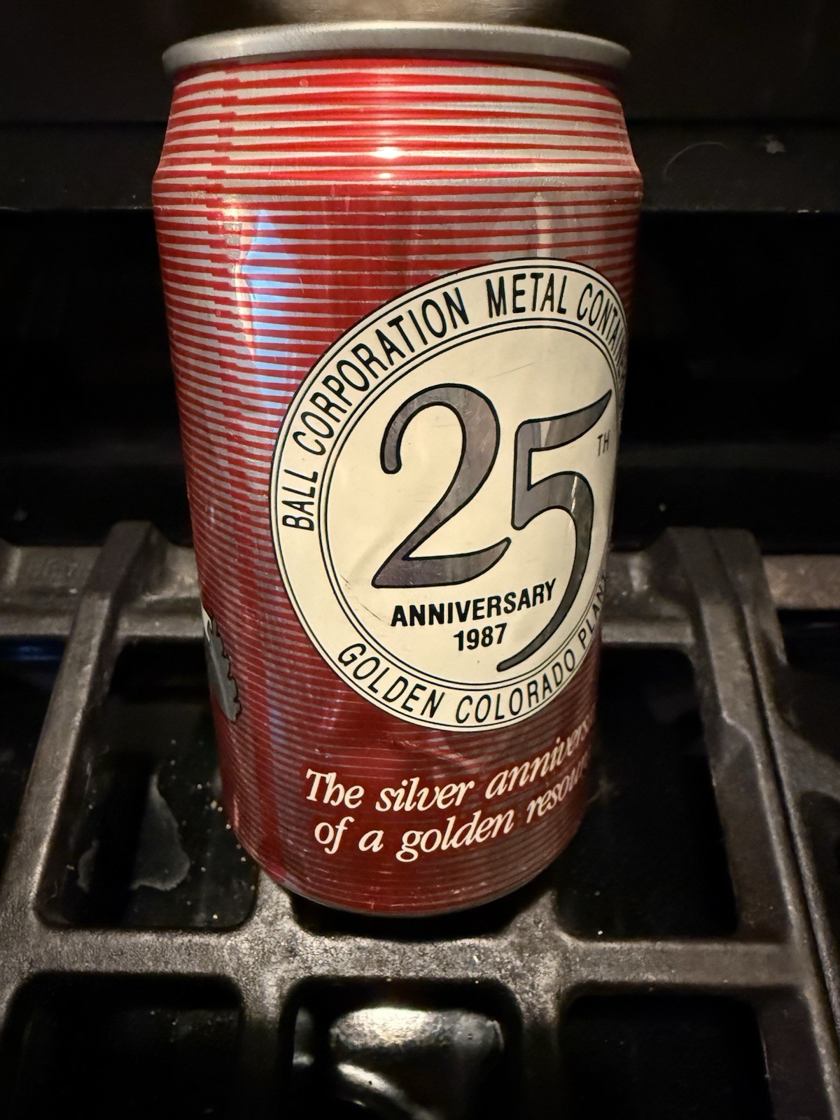 BALL CONTAINER 1987 Soda 🥤 Can Bank 🏦 All-ALUMINUM
