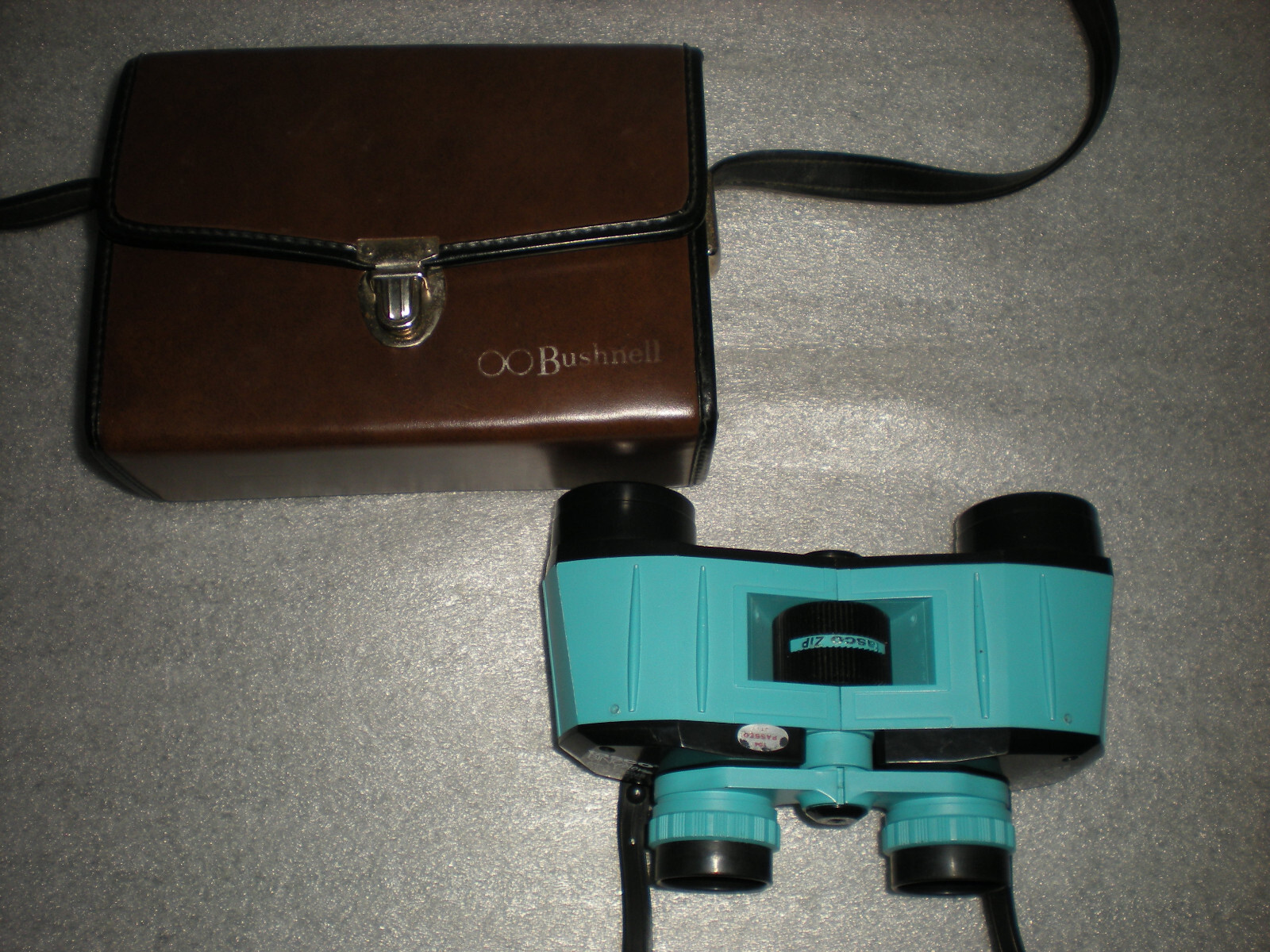 Tasco RARE Blue Wide Angle Binoculars 7x35mm Bino Colors Zip Focus DOUBLE VISION
