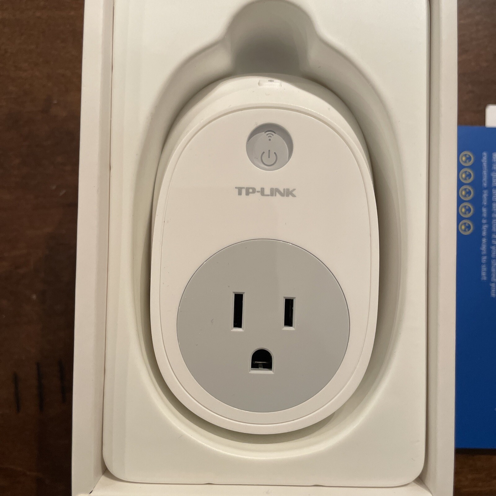 NEW TP-Link Wi-Fi Smart Plug HS105 Amazon Alexa Google Assistant White Open Box