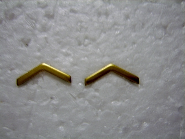 ARMY SENIOR ROTC PRIVATE GRADE INSIGNIA - 1 PAIR (2):K9