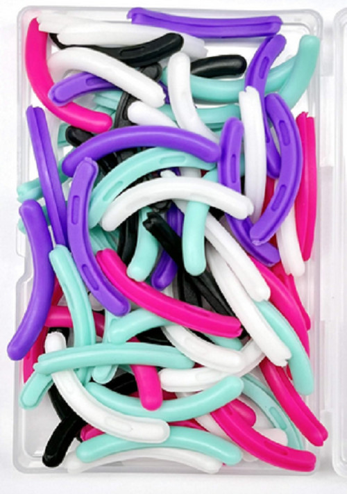 LLTGMV 80 pcs Curler Refills Eyelash Curler Refill Pads Silicone Rubber Curle