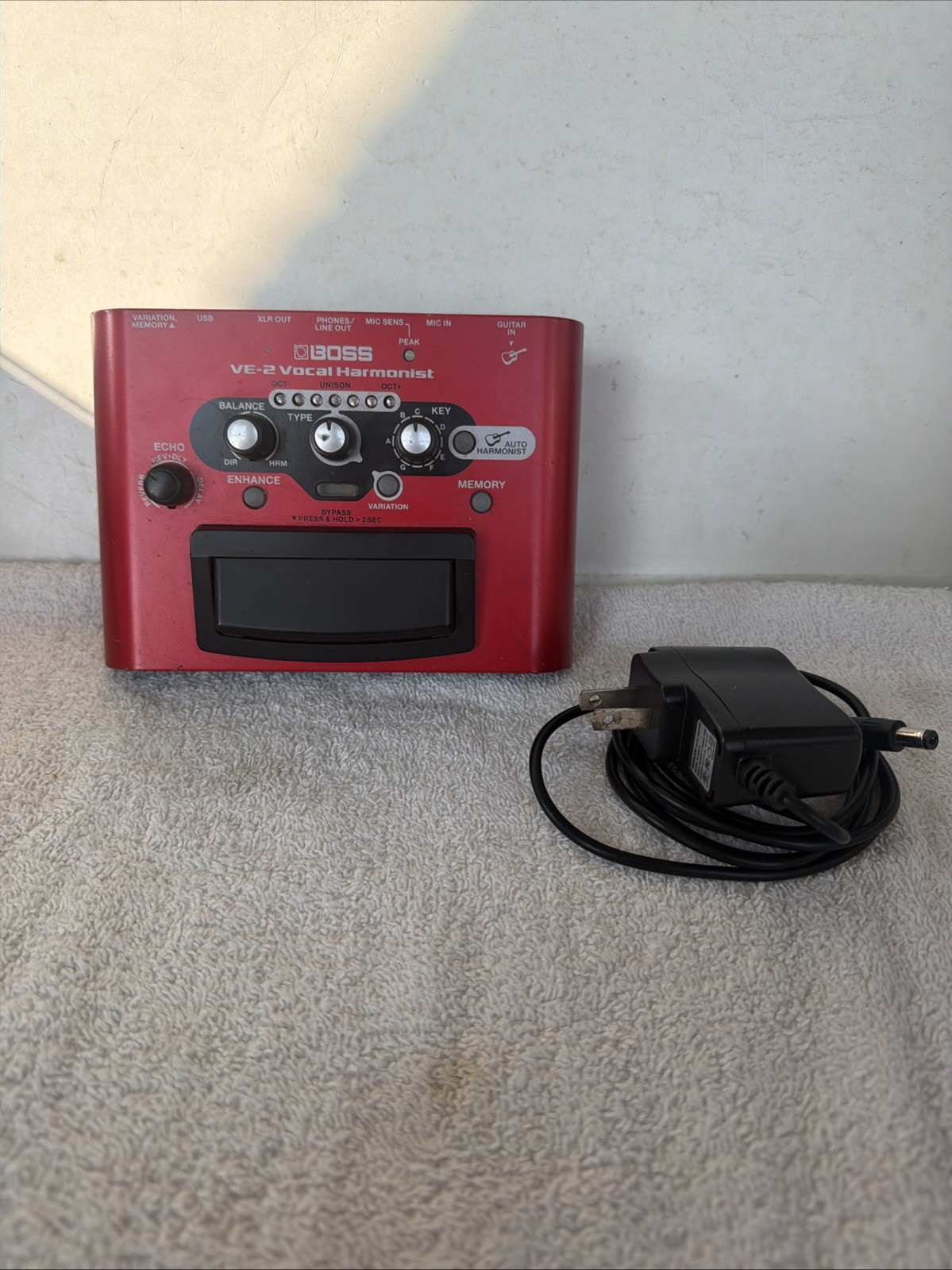 Boss VE-2 Vocal Harmonist Vocal Multi-Effects Pedal with Adapter-Original Box