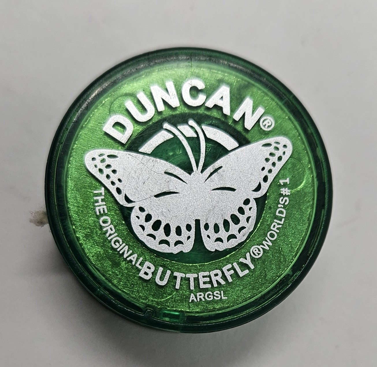 Ducan Butterfly Yo-Yo Green Mini Miniature Toy