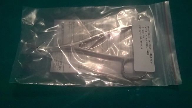 Trousseau Tracheal Dilator, Child, 4mm Wide Jaws, 5 5/8", German, (Lot of 3)