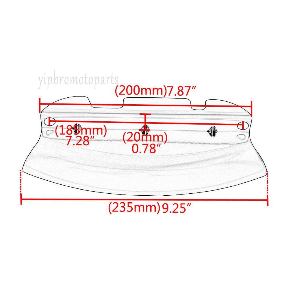 Motorcycle Accessories Lower Triple Tree Wind Deflector For Harley Touring 14-22