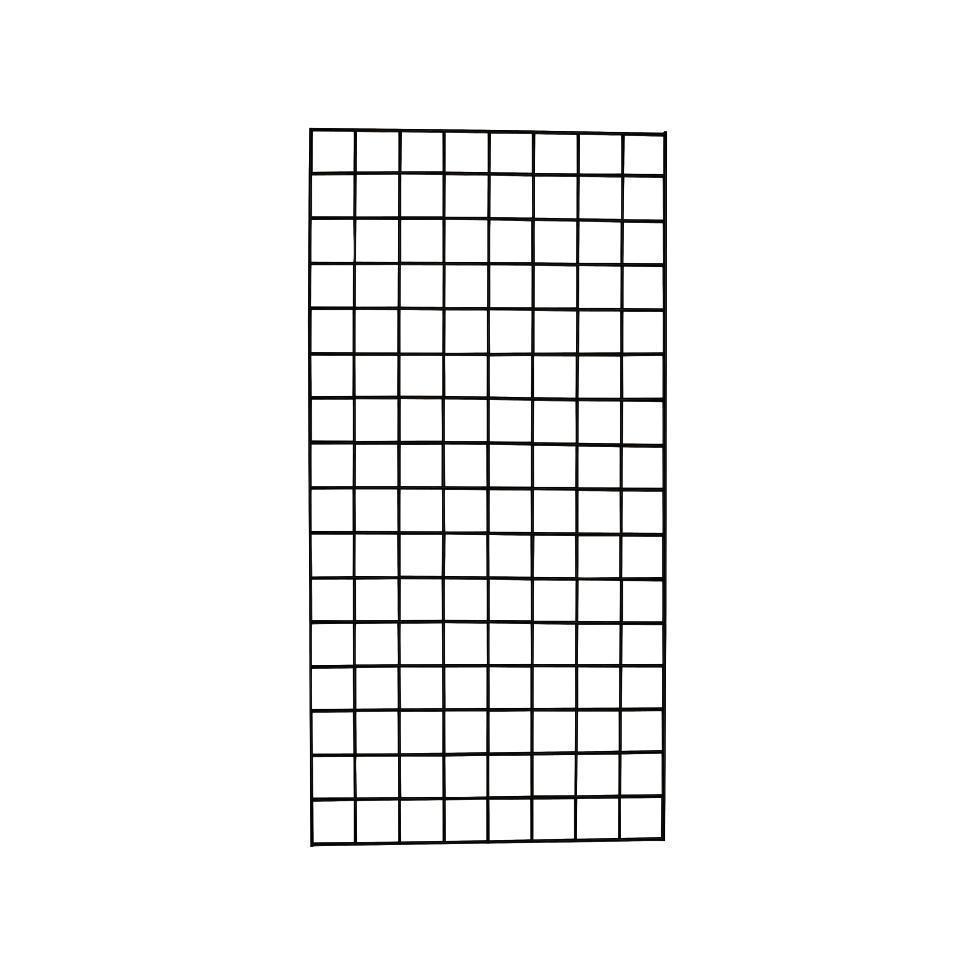 Wire Grid Panel 2' x 4' Black Display Craft Wire Grid Storage Retail