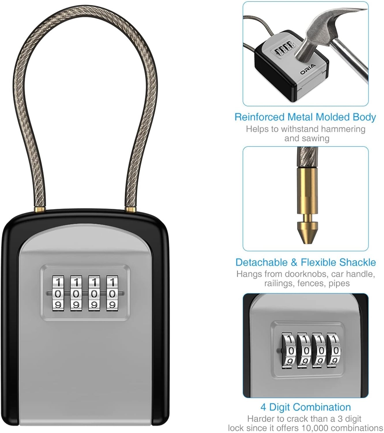 Combination Key Lock Box