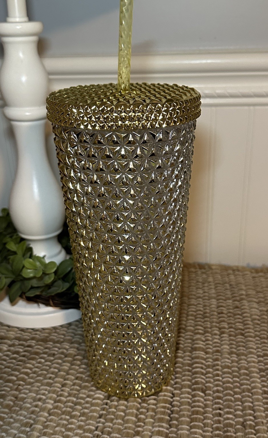 Textured Tumbler Mug Cup *SHIPS W/TRACKIG NUMBER