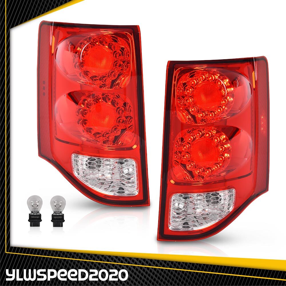 LED Tail Lights Lamp Driver & Passenger  Fit For 2011-2020 Dodge Grand Caravan