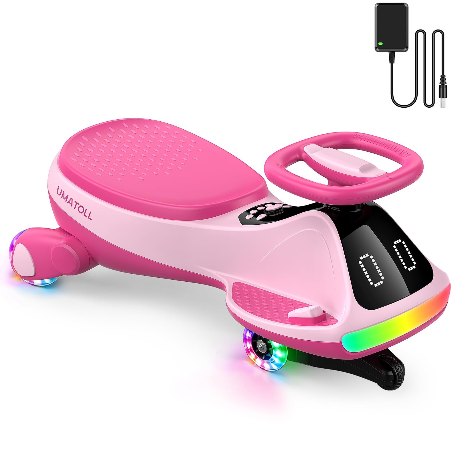 Kids Ride On Wiggle Car 12V Electric Bluetooth