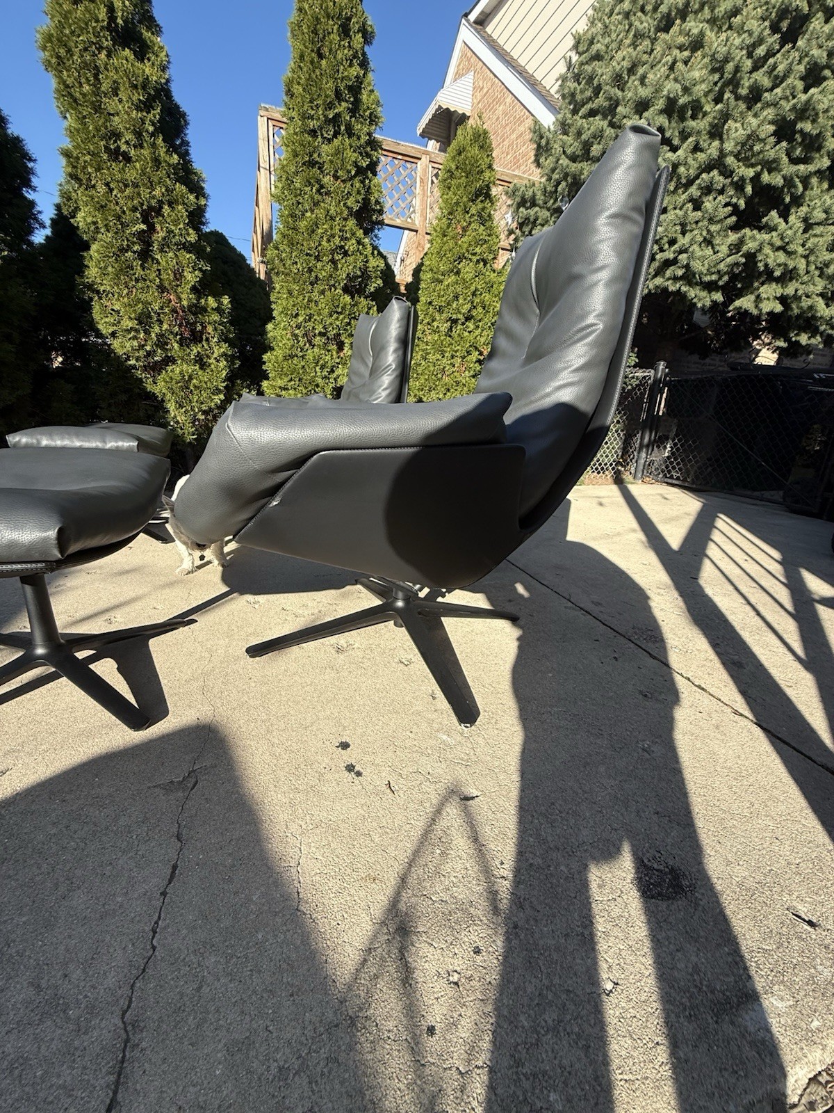 COR Cordia Lounge Armchair With Feet Stand