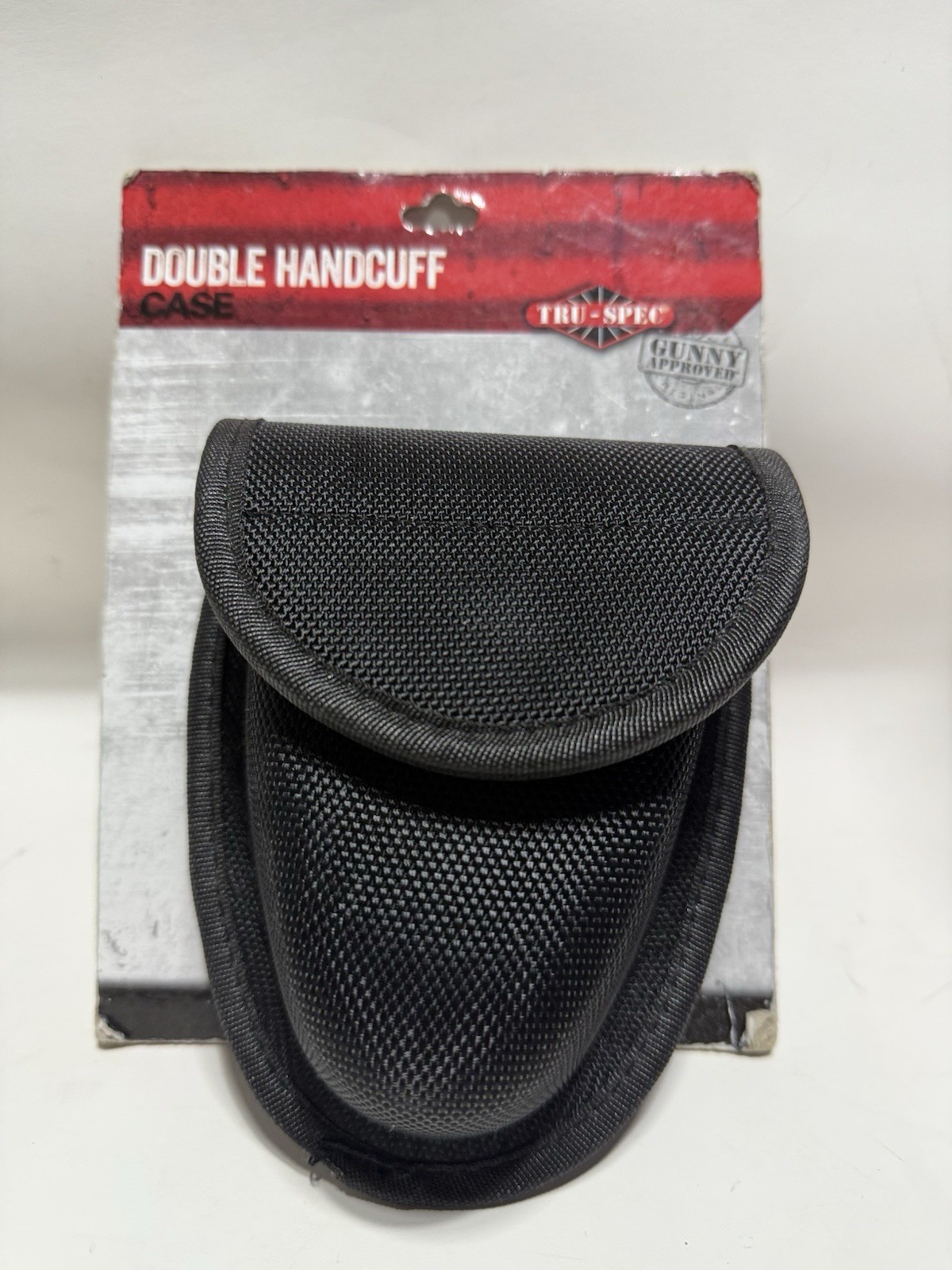 Tru-Spec Double Handcuff Case Black Police Issue 6”