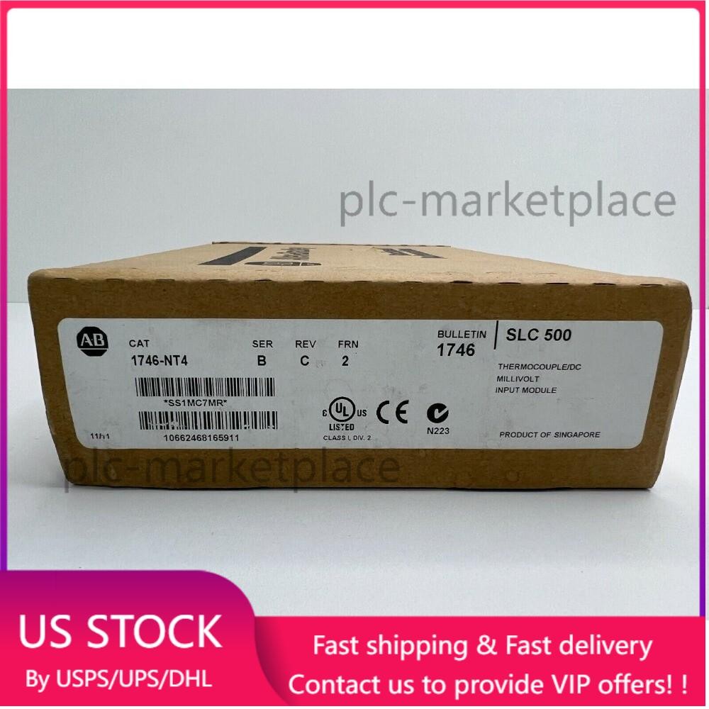 New Factory Sealed AB 1746-NT4  SLC 500 Input Module PLC 1746NT4 US Free Tax