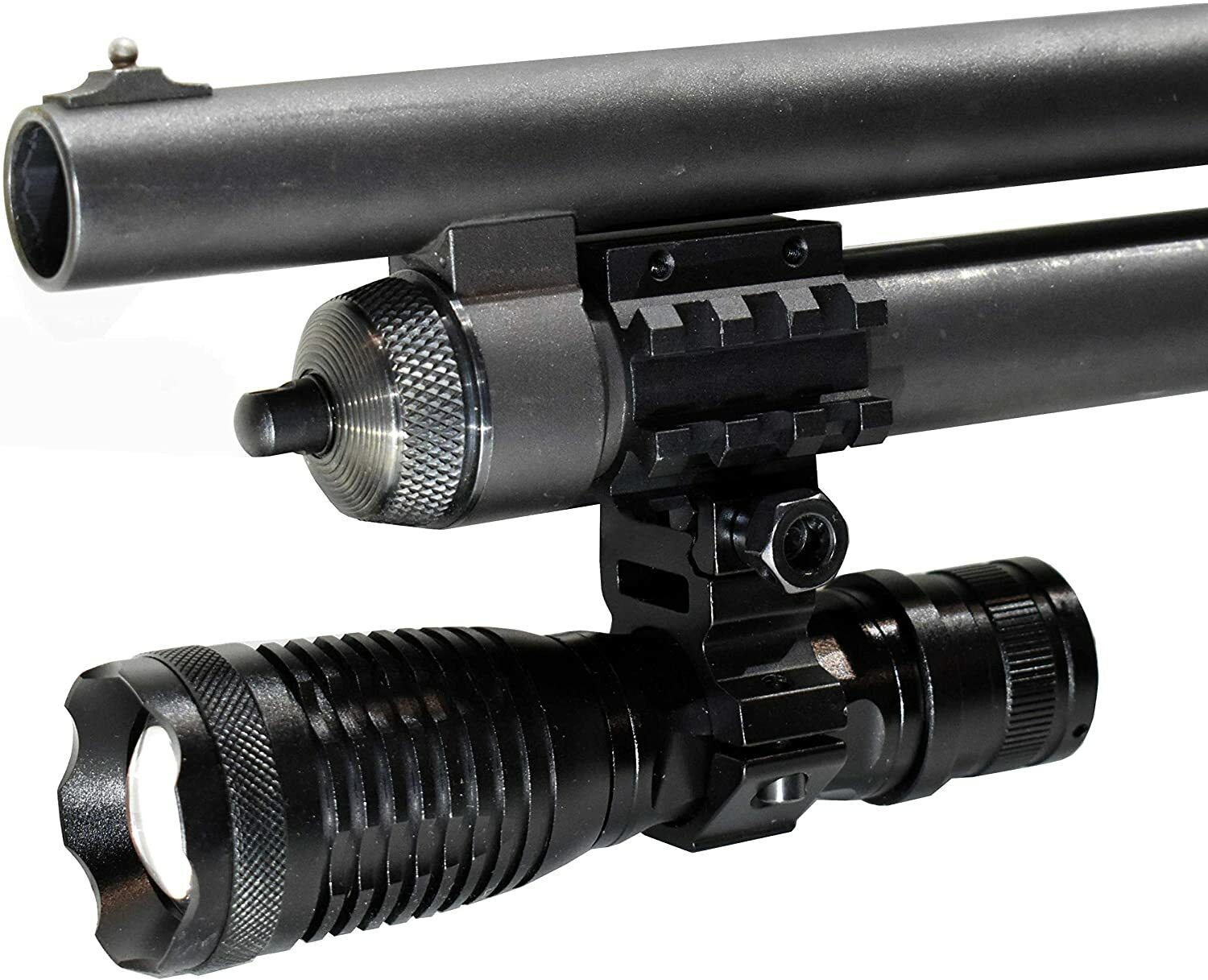 Trinity tactical flashlight for remington 870 12-gauge pump home defense