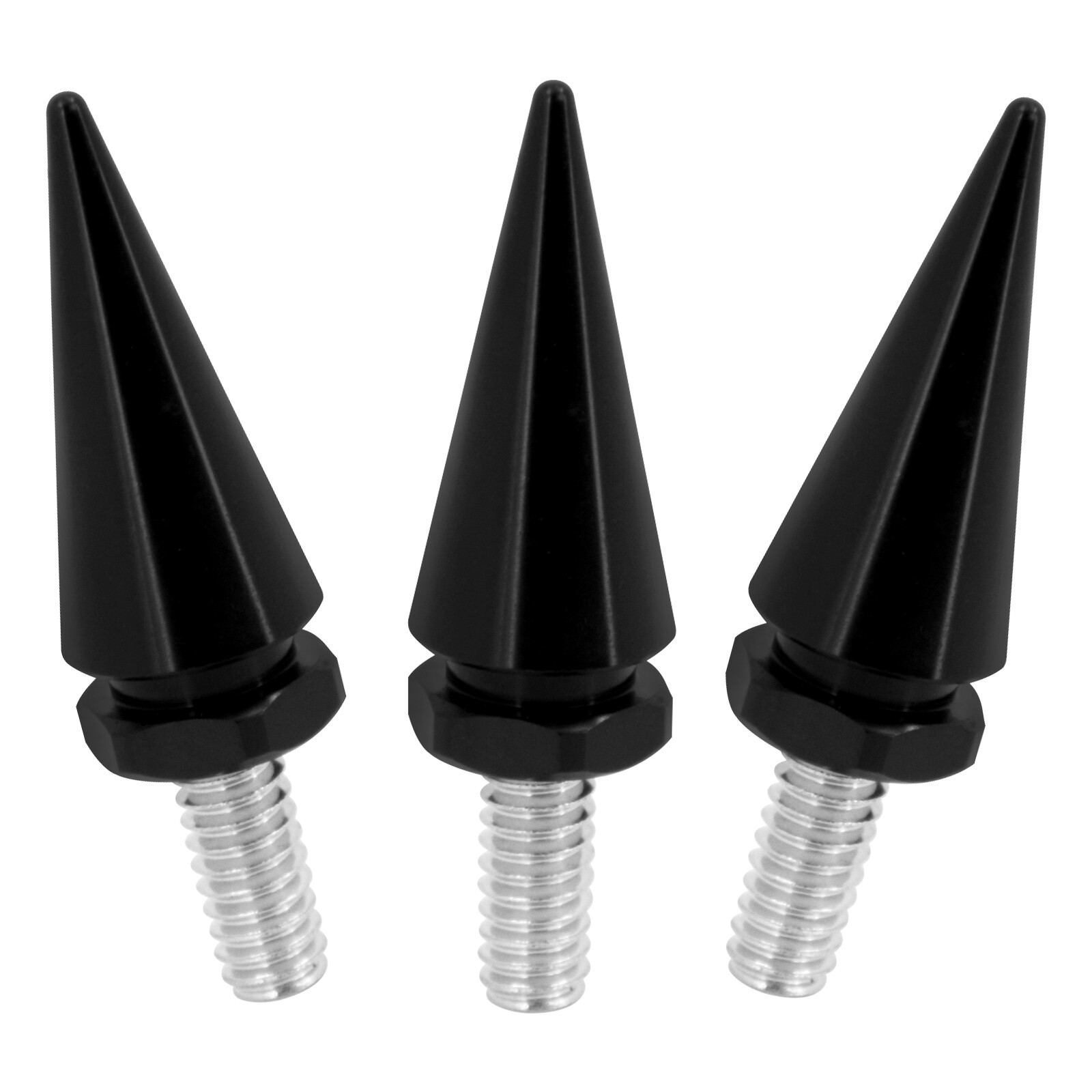 3xImpaler Spike Wind Black Screen Windshield Bolt For Electra Street Glide 96-13