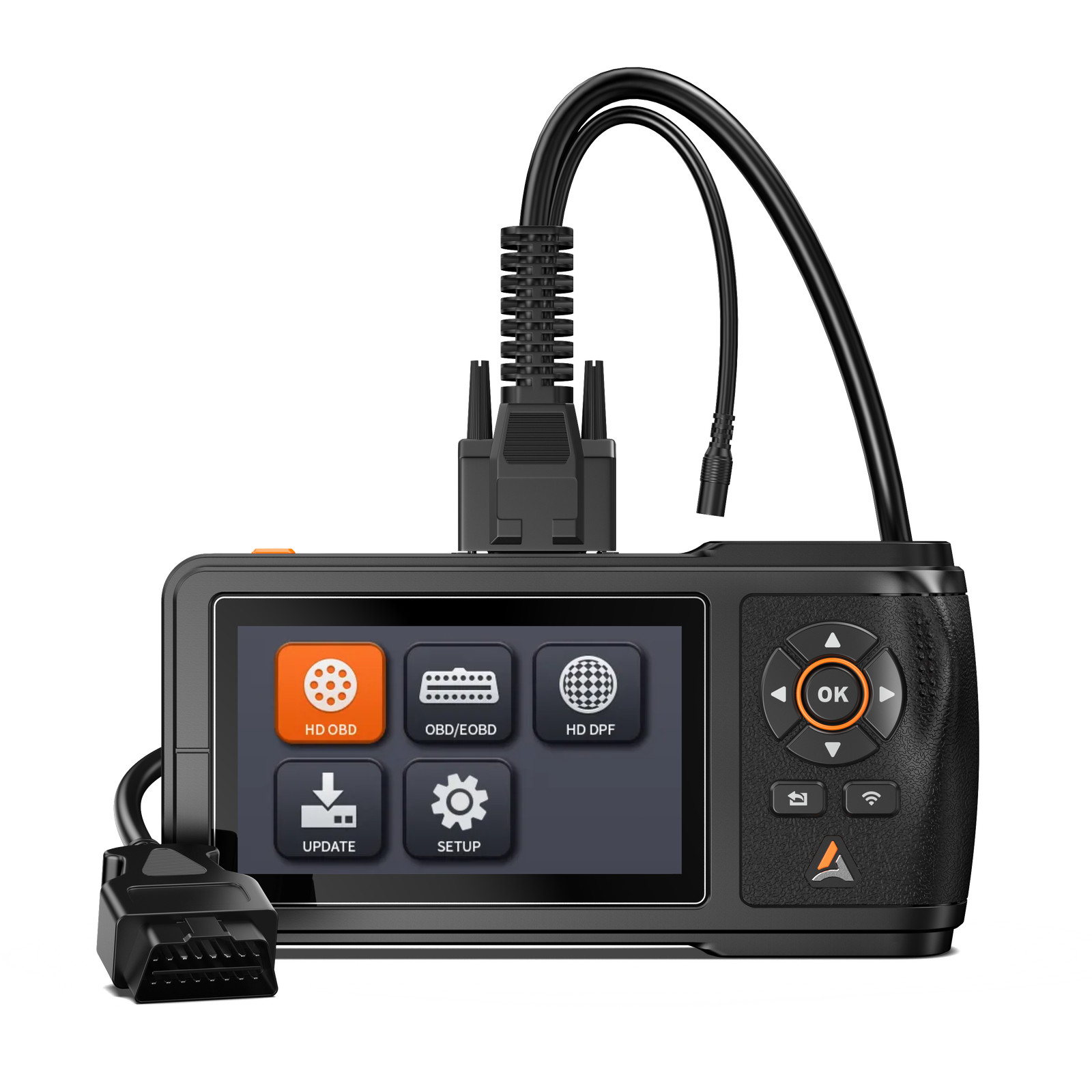ANCEL HD431 Heavy Duty Truck Scanner DPF Regen Reset Diagnostic Tool for DD15