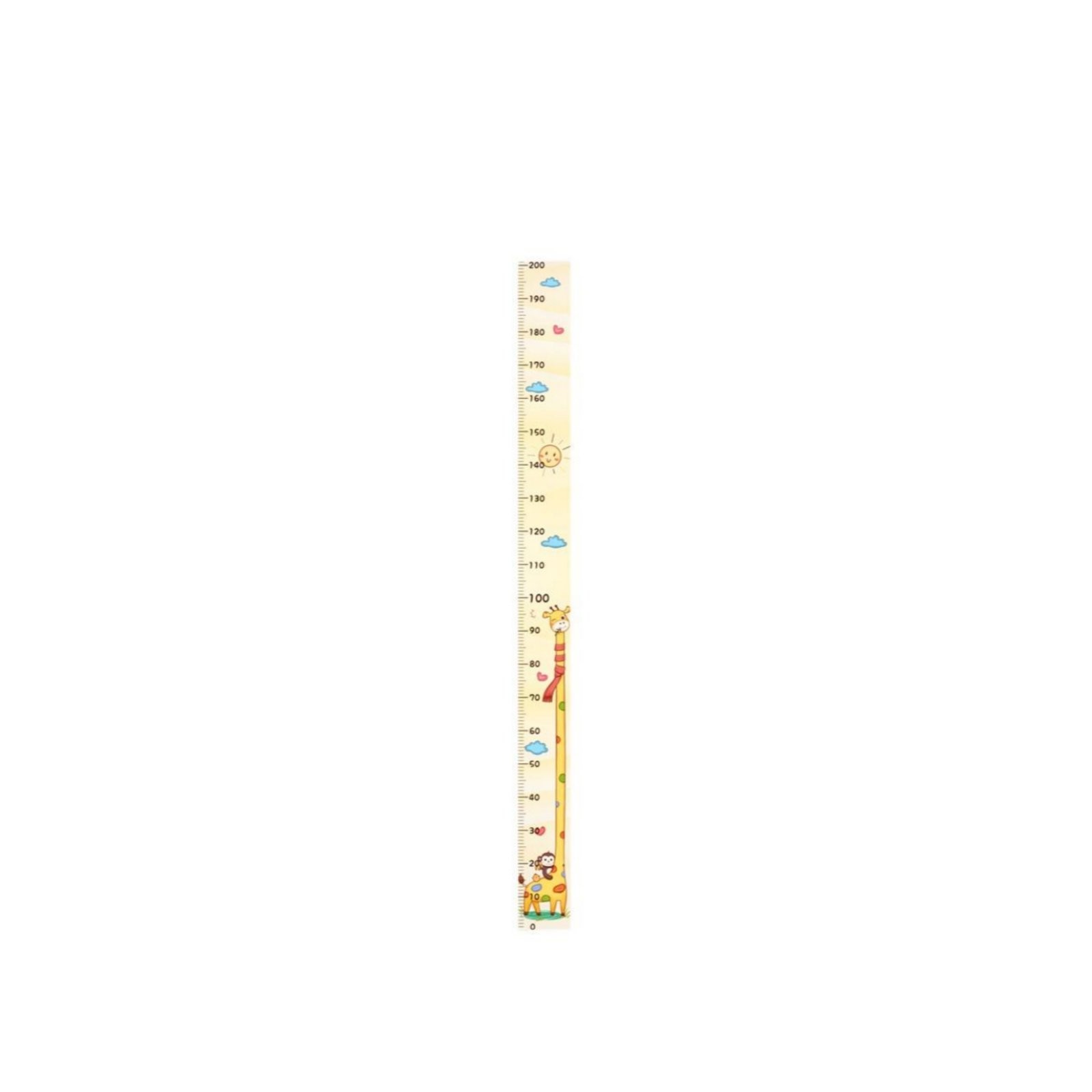 Cartoon Kids Height Chart Waterproof Removable Wall Decal