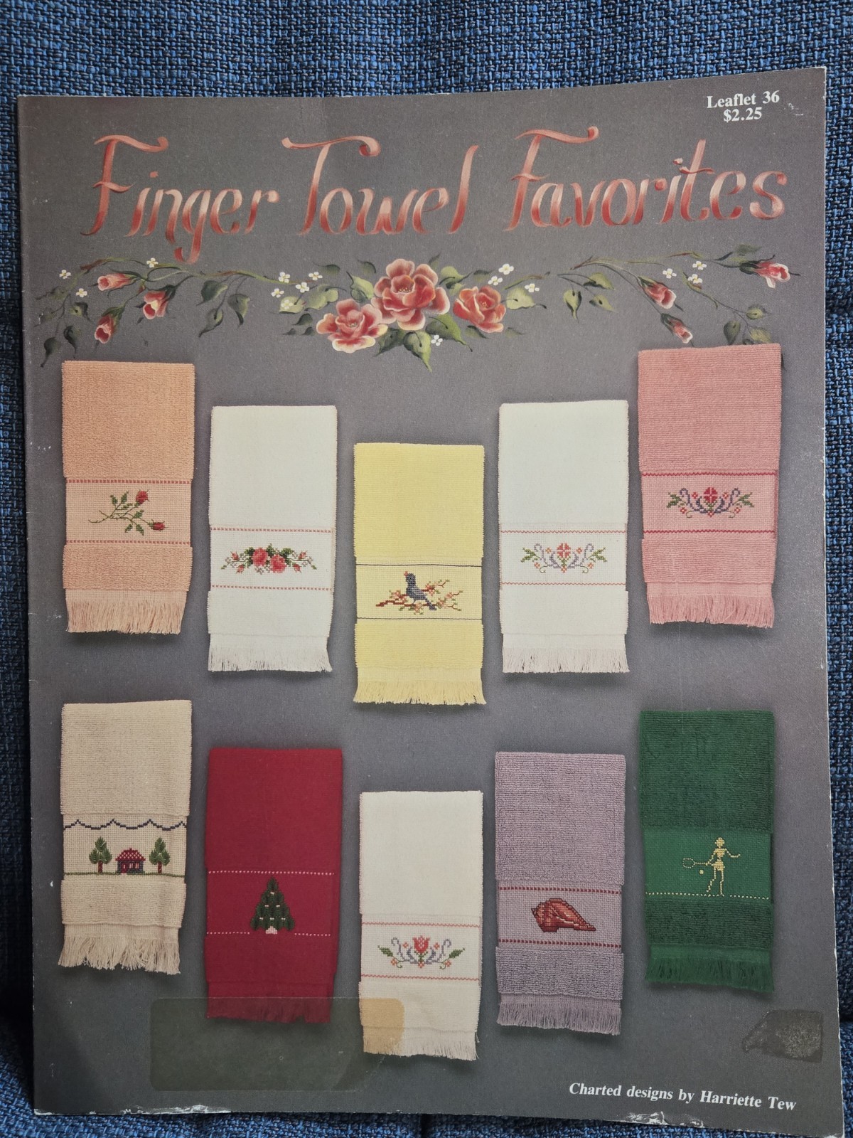 Hutspot House - Finger Towel Favorites Cross Stitch Chart #36 Harriette Tew 1986