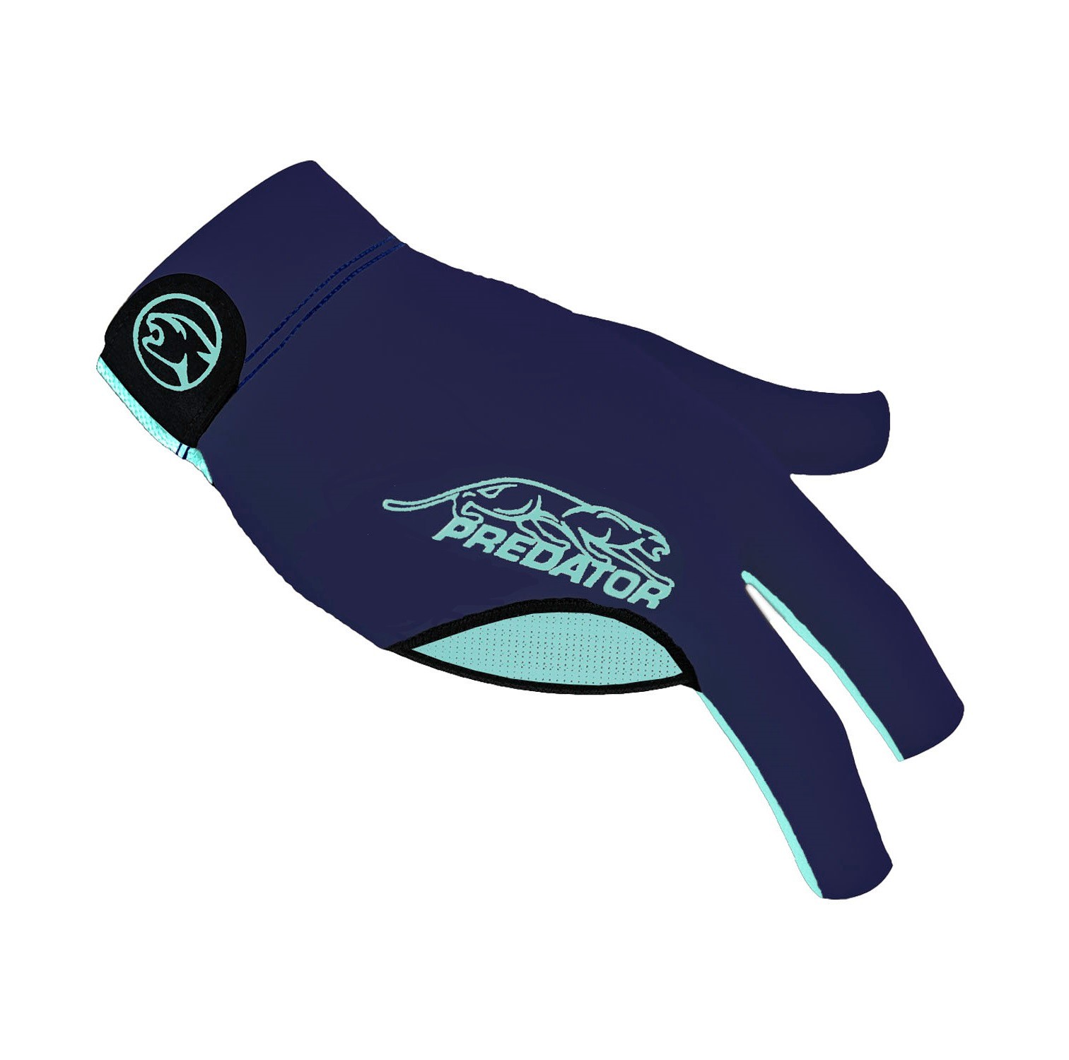 New Predator Second Skin Blue with Teal Logo - XXL - Right Hand Pool Glove