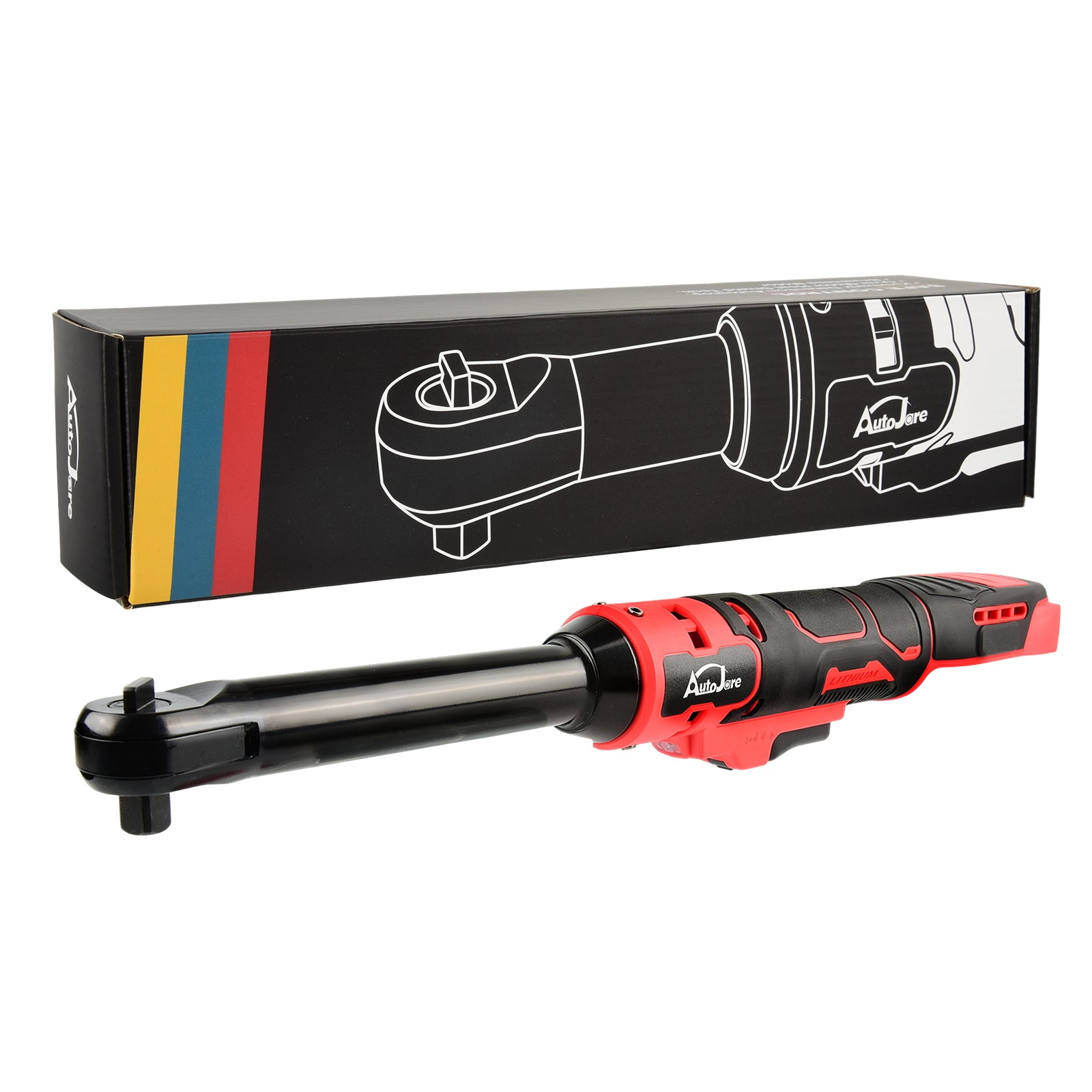 Cordless Ratchet Wrench for 18V Milwaukee Battery Extended Head 3/8" Spanner
