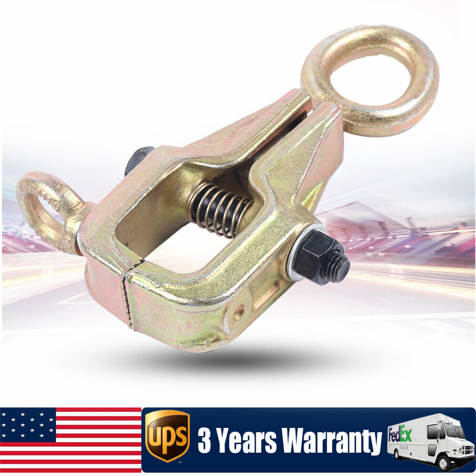 Auto Body Repair Pull Clamp 5 Ton 2 Way Frame Back Dent Puller Self-tightening!
