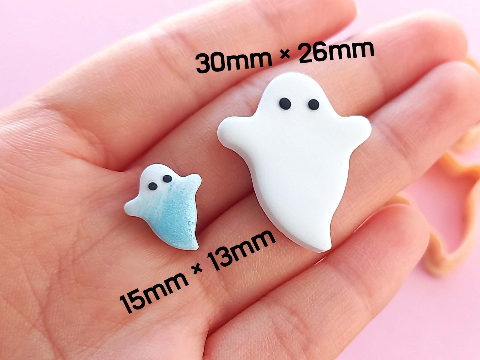 Halloween Ghost Polymer Clay Cutters | Pumpkin Hat Bat Skull | Maxi Set Mini