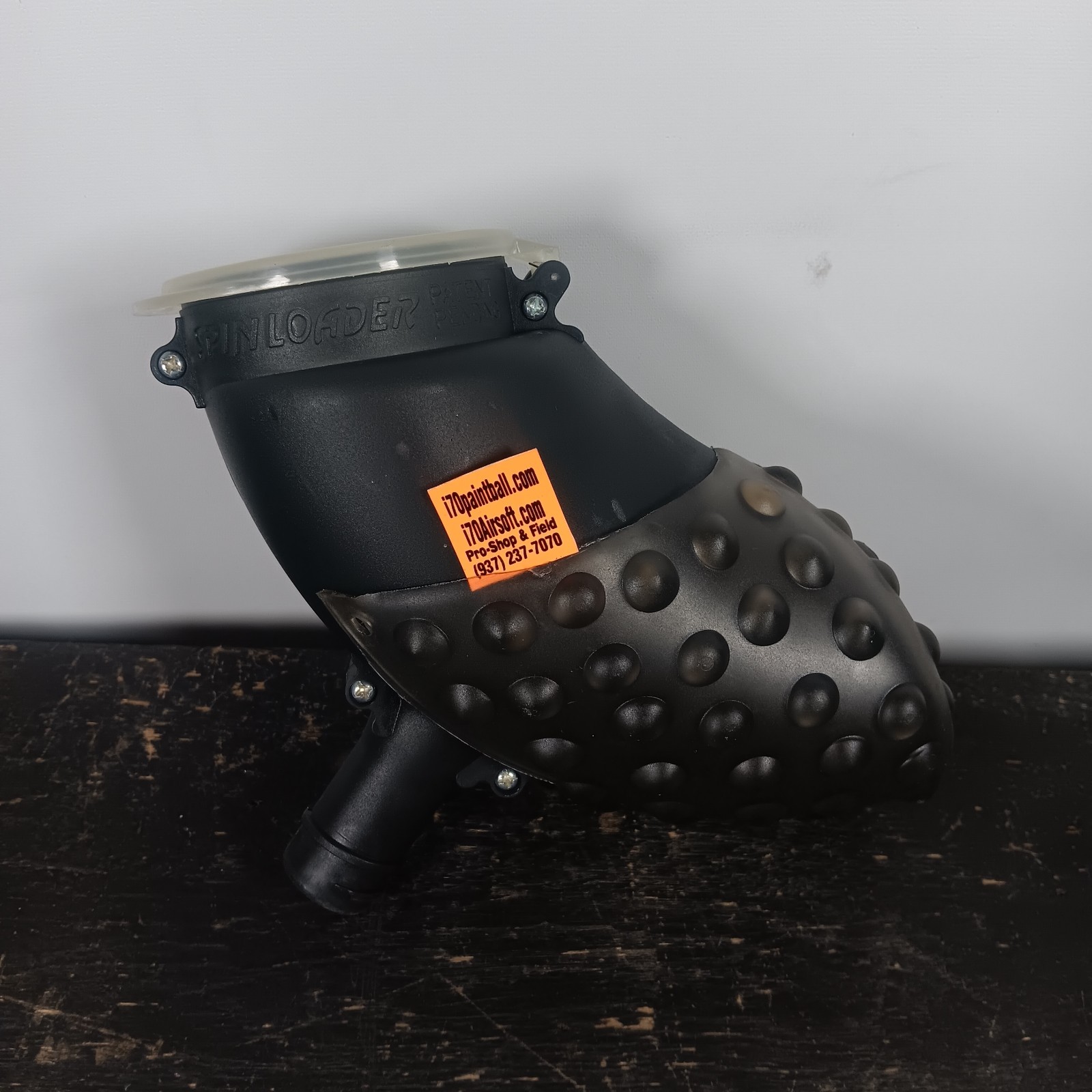Tippmann 98 FeedNeck Elbow and Black Hopper Threaded
