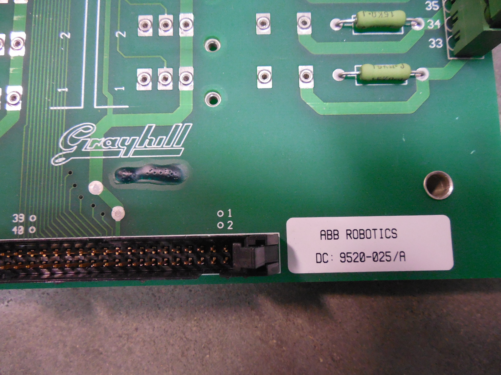 USED Grayhill / ABB 9520-025/A Relay Board