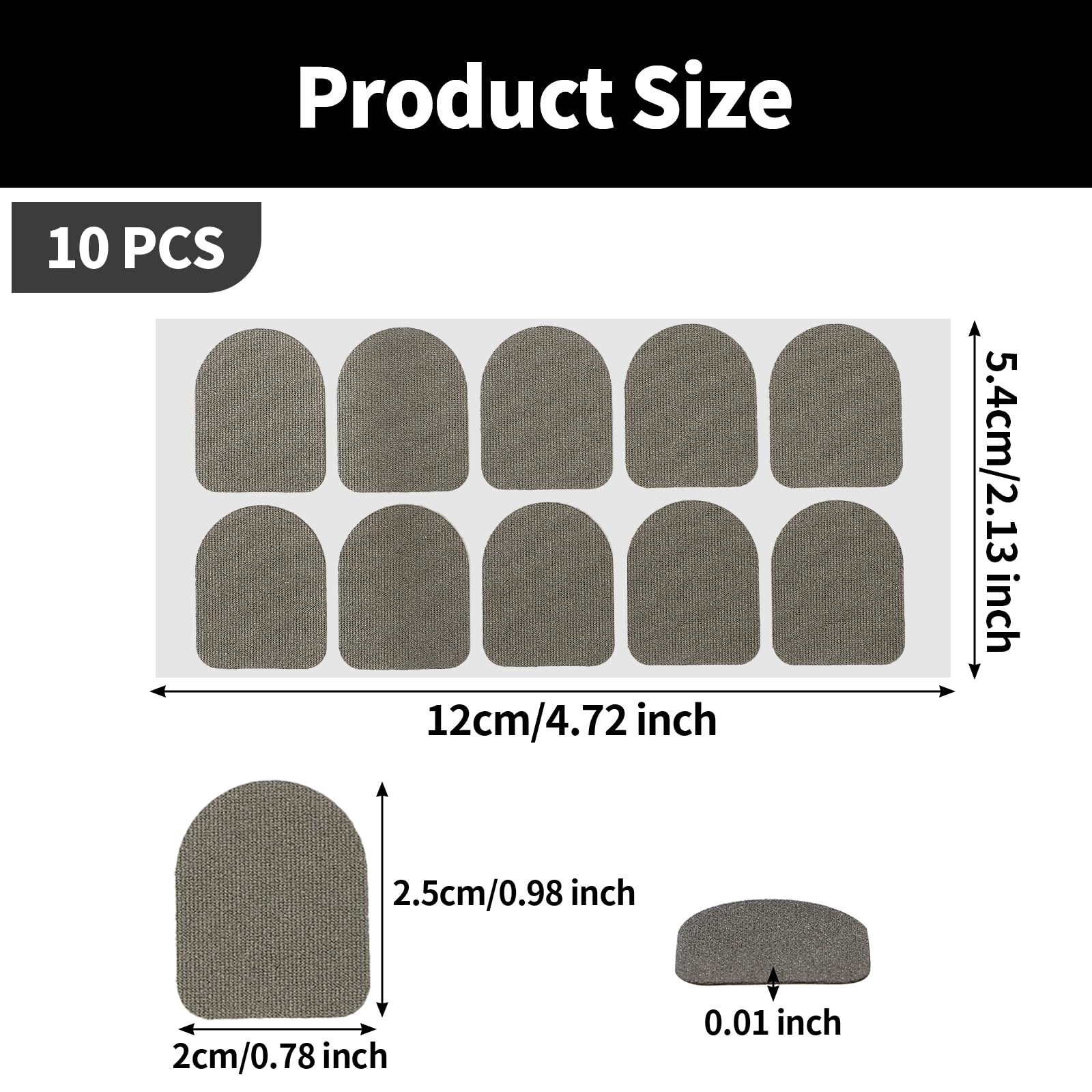 Ultra-Thin Touch Screen Stickers for Gloves, Motorcycle Gloves Touchscreen St...