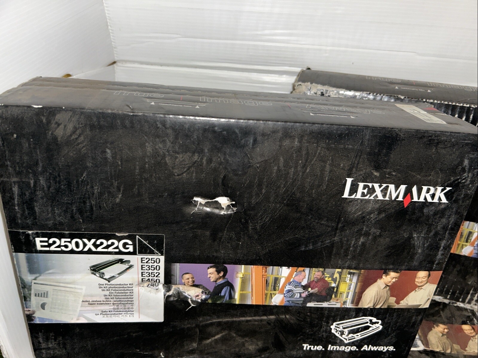 Lot of 3 OEM Lexmark E250X22G Photoconductor Kit For E250,E350,E352,E450 Printer